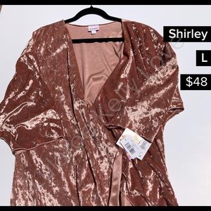 Lularoe Velvet Shirley Large BNWT